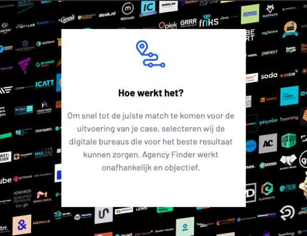 Hoe werkt Agency Finder precies?